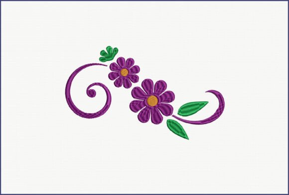 Flower Embroidery for Handmade Gifts