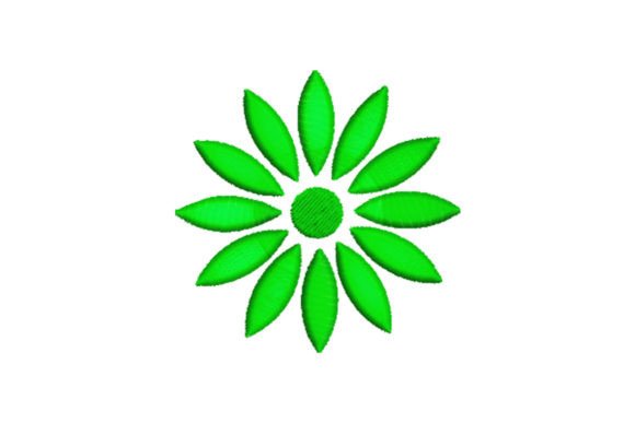 Green Flower Embroidery Design Review