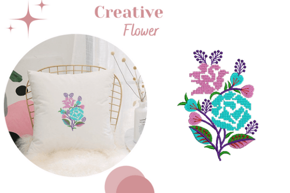Rose Flowers Embroidery Design
