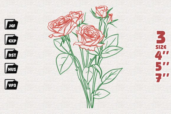 Roses Bouquet Embroidery Review